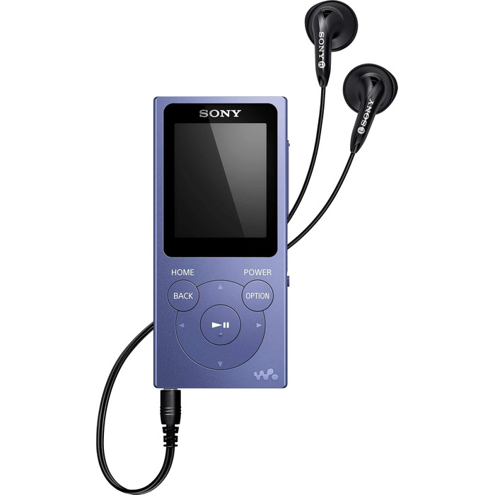 MP3-плеєр Sony Walkman NW-E394 8ГБ, FM-радіо, блакитний