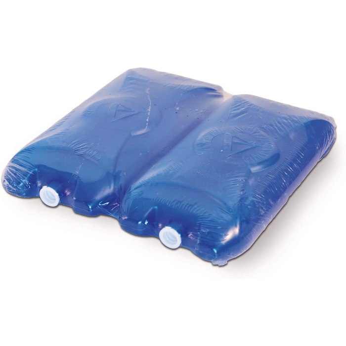 Пакет вартості охолоджувач 24 л Пасивний кулер Сумки-холодильники, що включають 2 пластикові пакети для льоду по 400 мл з полістирольною теплоізоляцією (синій)