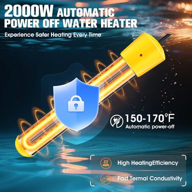 Портативна душова кабіна з підігрівом, 6000 mAh, акумуляторна, для кемпінгу, 2000 В, 4 режими розпилення, LED-дисплей, портативна помпа, для відпочинку на природі