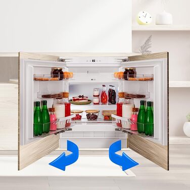 Міні-холодильник Cecotec Bolero CoolMarket TT 107: 121 л, вбудований, чорний, регулювання температури, відсік для овочів, морозильна камера