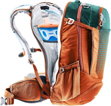 Велосипедний рюкзак deuter Unisex Trans Alpine Pro 28 (28 л, сучасний, глибоководно-каштановий)