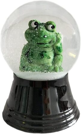 Віденський снігова куля SNOWGLOBE Снігова куля зі справжнього скла - майже як справжній сніговий мотив (жаба, 4,5 см)