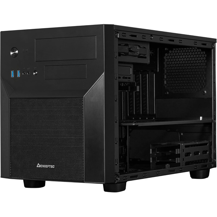 Корпус Chieftec GEH MIDI Cube CI-02B-OP, чорний, 2xUSB3.0, 1xUSB2.0