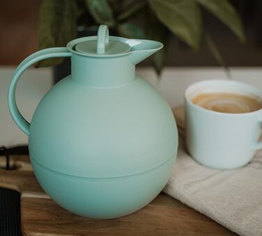 Термос Alfi Kugel 0.94л, зелений, з термоізоляційним скляним вкладишем, поворотним закриттям, BPA-free