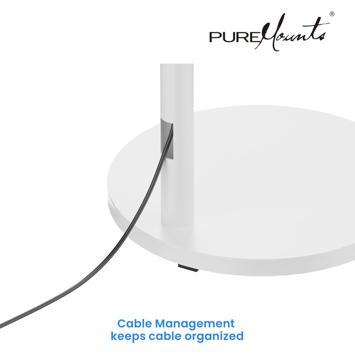 Підставка для пилососа PureMounts універсальна для Dyson, Philips, Samsung, Bosch, Miele, Xiaomi, White