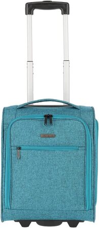 Ручна поклажа Travelite 2 колеса валіза з рідинами сумка відповідає стандарту IATA розмір бортового багажу, серія багажу нижня частина салону компактний візок для м'якого багажу, 090225-04, 28 літрів, (бензин, 43 см)