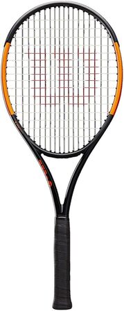 Тенісна ракетка Wilson Unisex Adult Burn 100uls L1 Сірий/Помаранчевий