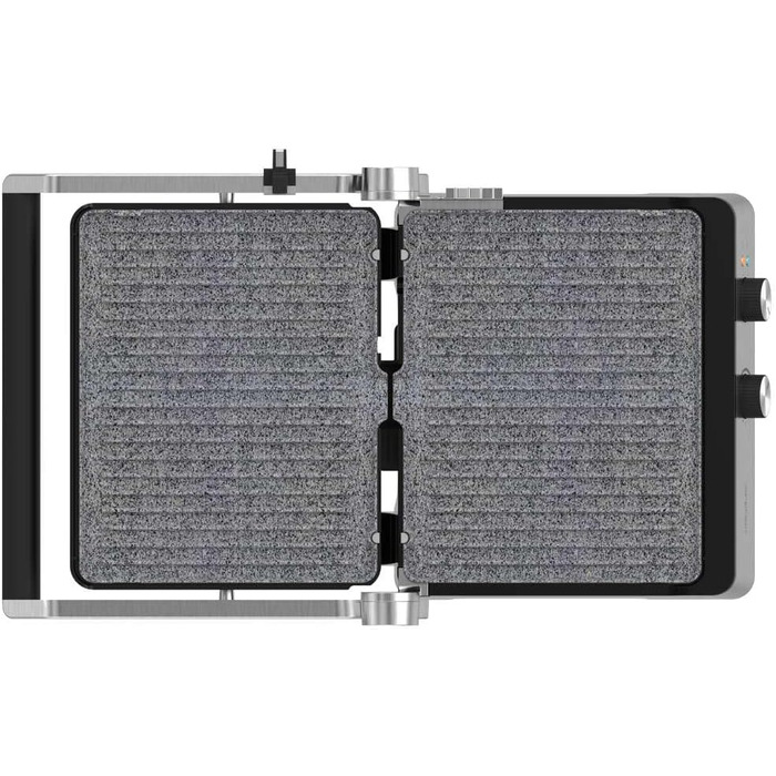 Електричний гриль Cecotec Rock'nGrill Dual 2000 Вт з незалежним регулюванням температури, знімні антипригарні пластини, відкривання на 180º (2400 Вт | Blaze)