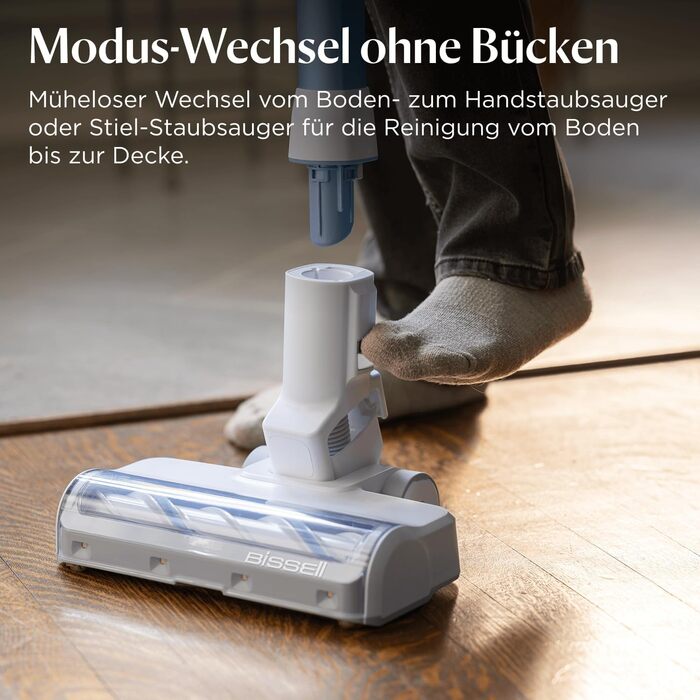 Акумуляторний пилосос Bissell PowerClean FurGuard для шерсті тварин з HEPA-фільтром, 2500 mAh, 50 хв роботи