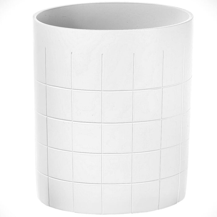 Набір аксесуарів для ванної кімнати, 6 предметів: дозатор для мила, тримач для зубних щіток, стакан, мильниця, тканинна коробка та сміттєве відро