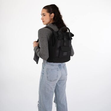 Рюкзак Johnny Urban Women Small - Jules - Елегантний маленький денний рюкзак для Uni Work City - Стильний жіночий рюкзак з відділенням для ноутбука - водовідштовхувальний (чорний)