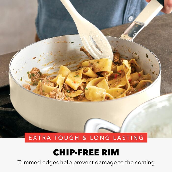 Набір посуду GreenPan x Bobby Flay 13 предметів: професійний алюміній, антипригарне покриття Ceramic, індукційний, безпечний для здоров'я