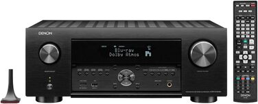 Ресивер Denon AVR-X4500H 9.2, Alexa, 8 HDMI, Bluetooth, Wi-Fi, Dolby Atmos, HEOS, Чорний