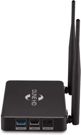 Медіаплеєр Dune HD Pro Vision 4K на Android TV Box, Dolby Vision, Atmos, S905X4-J, HD-аудіо, HDMI 2.1, Bluetooth 5, WiFi, 1Gbit, USB 3.0, 4GB/64GB, оптичний S/PDIF, 4Kp60, AV1, 1080p