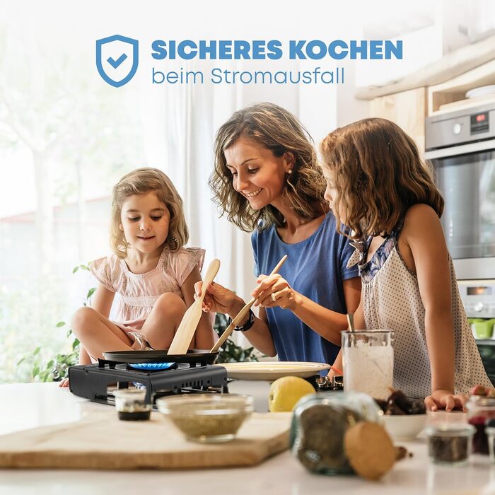 Газовий набір для кемпінгу Z.M.C. з однією конфоркою, адаптер для LPG, кейс, картриджі 227г та гриль-плита. Підходить для відпочинку на природі та в приміщенні. Газовий пальник з п'єзозапалюванням