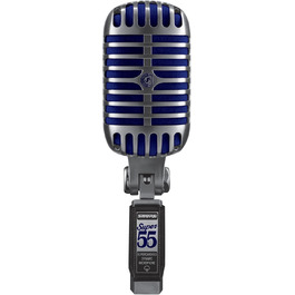 Вокальний мікрофон Shure Super 55 Deluxe – вінтажний динамічний суперкардіоїдний Unidyne, легендарний дизайн, класичне звучання, міцний литий корпус