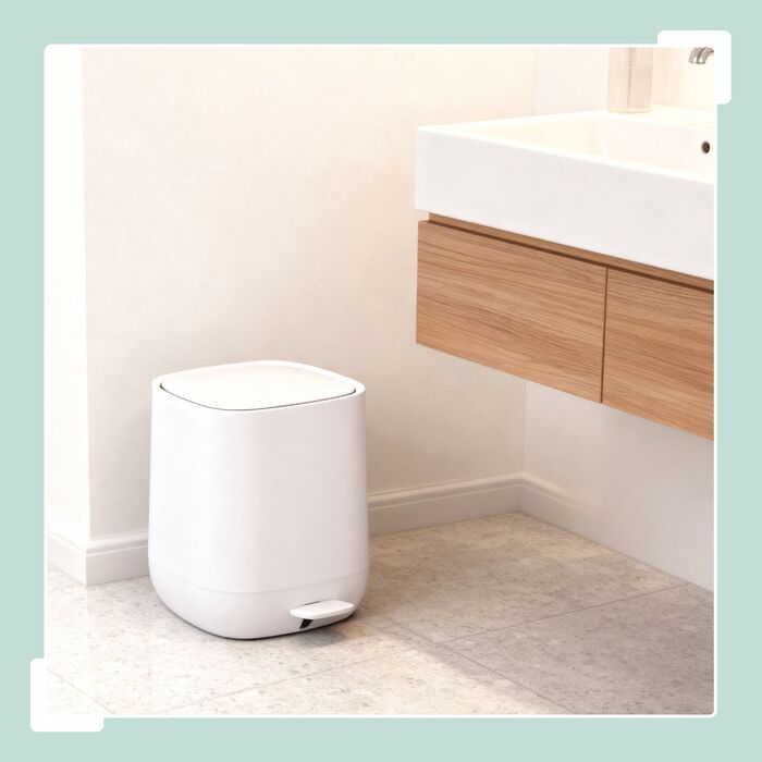 Відро для сміття Relaxdays 5 л з м'яким закриттям