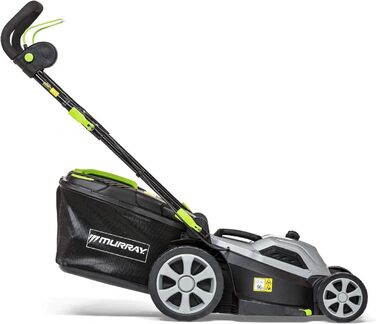 Електричний газонокосарка Murray LE320E 2-в-1: 1200W, ширина 32 см, об'єм травоспікача 27 л, для невеликих газонів, ергономічна ручка, захист від перевантаження
