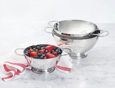 Набір мисок LE CREUSET 3 шт. з нержавіючої сталі з кришкою, 41901000010000 | Миски та сита