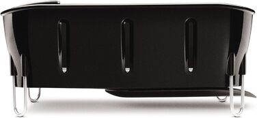 Сушарка для посуду Simplehuman KT1104 компактна, чорна, пластик, гарантія 5 років