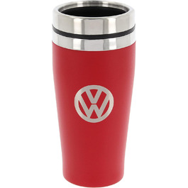Термокружка BRISA VW Collection Volkswagen GTI, 450 мл, чорна/червона