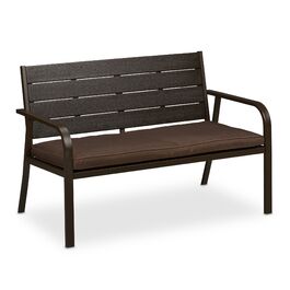 Лавка для саду Relaxdays з подушкою