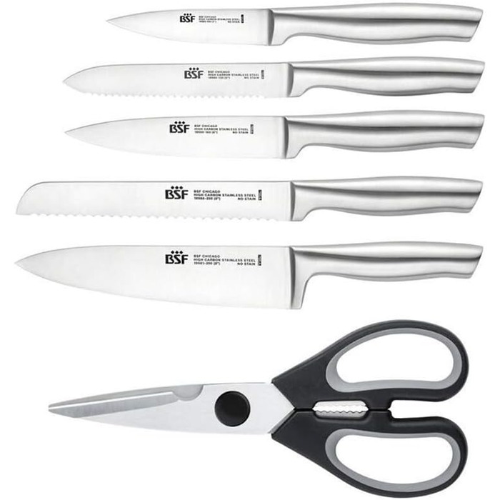 Набір ножів BSF Chicago Messerblock 7 предметів