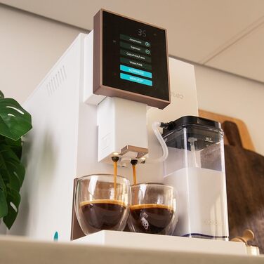 Кавомашина Cecotec Cremmaet Compactccino: суперавтоматична, 19 bar, Thermoblock, молочник, 1,1 л резервуар для води, 150 г для кавових зерен