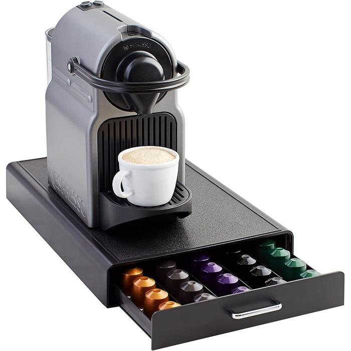 Ящик для зберігання кавових капсул Basics до 50 шт до 4,5 кг чорний