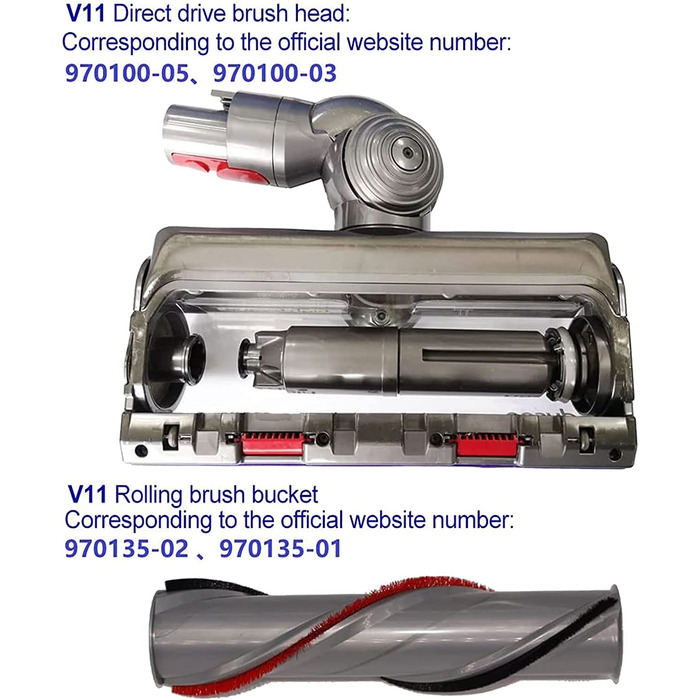 Щітковий валик для Dyson V11 серії, V11, V11, SV14