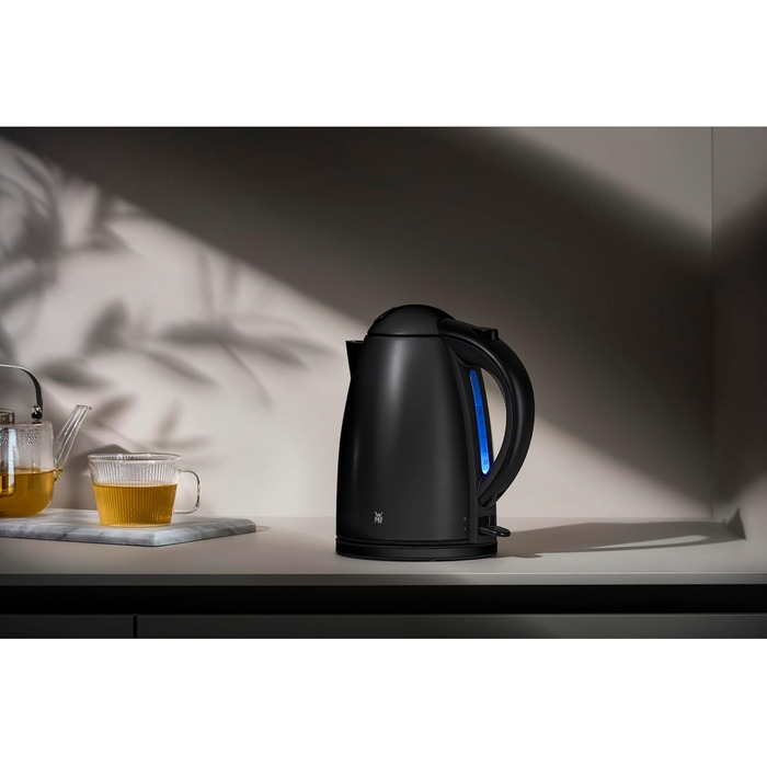 Електричний чайник WMF Stelio 1.7л з фільтром від накипу, нержавіюча сталь, матовий чорний
