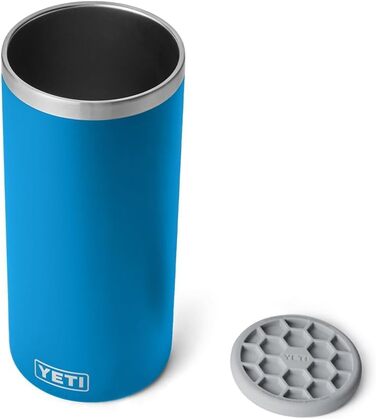 YETI Rambler Wine Chiller, сталевий ізольований охолоджувач для вина, блакитний колір Big Wave Blue