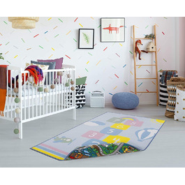 Двосторонній килим для дитячої кімнати Andiamo Duo Класики/Місто 133х190 см