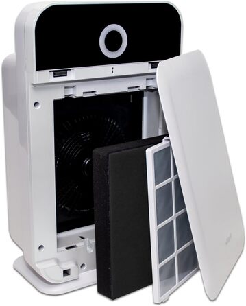 Повітряочисник ALR300 Comfort з HEPA-фільтром та активом вугіллям: видаляє запахи, пил, алергени, дим та інші забруднювачі. Підходить для приміщень до 60 м²