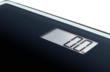 Компактні цифрові ваги Soehnle Style Sense на 100 осіб компактного розміру, ваги з РК-дисплеєм, що легко читаються, ваги для ванної кімнати в дуже плоскому дизайні