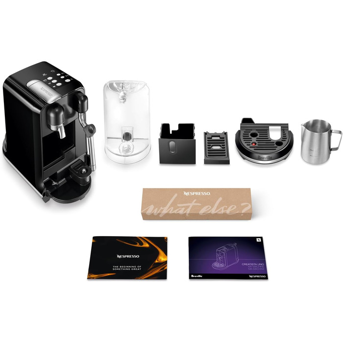 Кавомашина Sage Nespresso Creatista Uno SNE500BKS, глянцева чорна