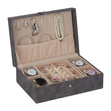 Скринька для прикрас Relaxdays з імітацією шкіри