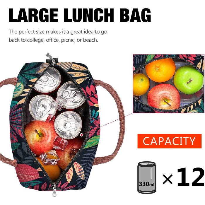 Сумка-холодильник, маленька сумка для ланчу на блискавці, міні-сумка-холодильник, сумка для покупок, Автомобільна ізольована сумка для роботи, Школи, складна сумка для води