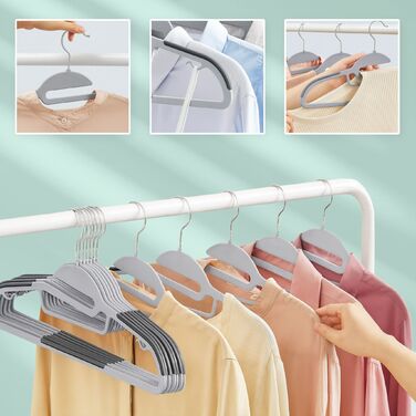Набір гумових вішалок для одягу Relaxdays