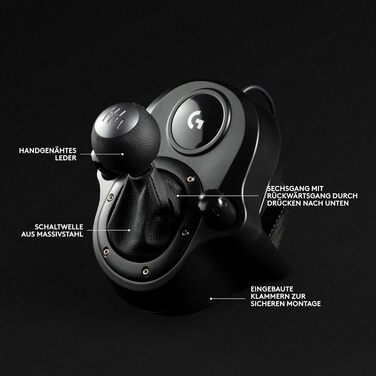 Logitech G29 Driving Force Racing Wheel – Ігровий кермо з Force Feedback для PS5, PS4, PC, Mac. Чорний