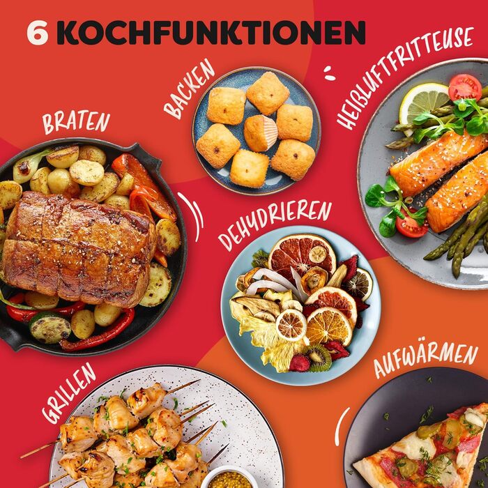 Фритюрниця повітряна Instant Pot Vortex Compact Trüffel Grau 5 л, сіра, 4-в-1: смаження, сушка, випікання, розігрів, антипригарне покриття, легко мити, для сім'ї