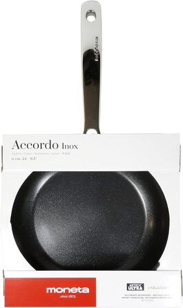 Сковорода з нержавіючої сталі Moneta Accordo 20 см для всіх типів варильних поверхонь