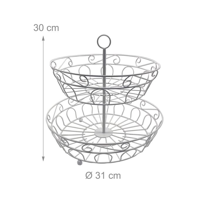 Підставка для квітів Relaxdays з 2 ярусами