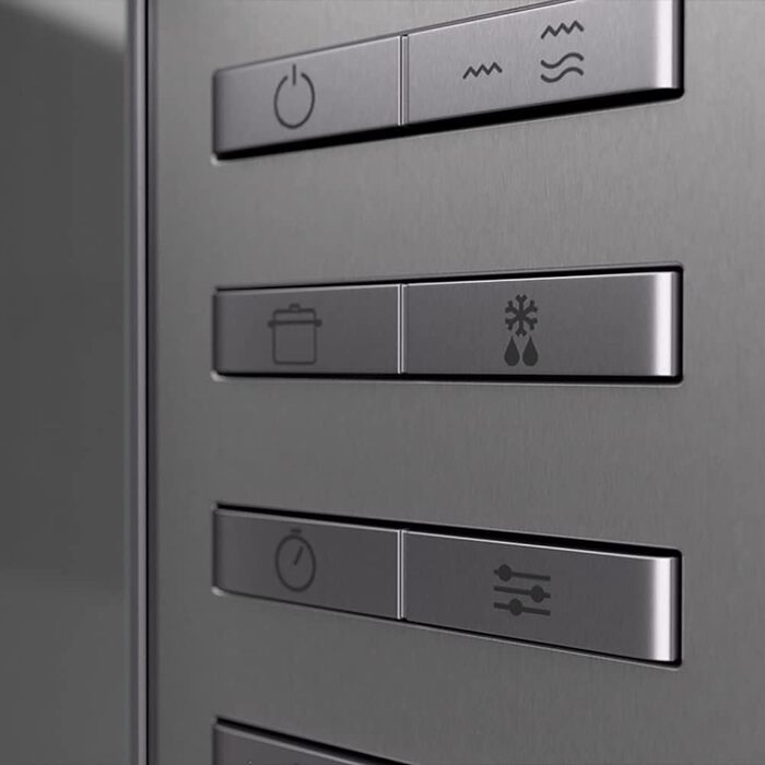 Мікрохвильова піч Cecotec Pro Clean 5020 Mirror 20л, 700 Вт, нержавіюча сталь, LCD дисплей, 8 програм, 3D Wave, функція Ready 2 Clean