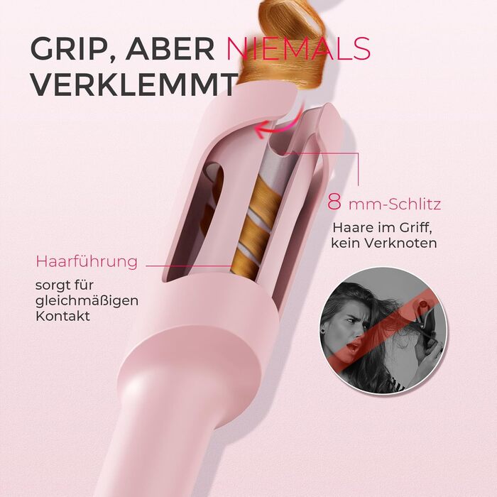 Автоматичний локон TYMO CURLPRO - локон для створення хвиль, діаметр 25 мм, 3 температурні режими, захист від перегріву