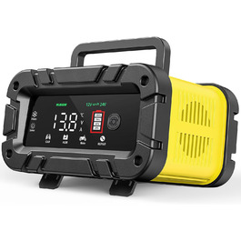 Автоматичний зарядний пристрій для акумуляторів з температурною компенсацією (20A), підходить для авто, вантажівки, мотоцикла, газонокосарки, човна та морських акумуляторів