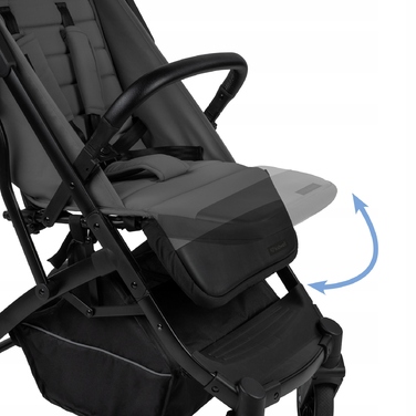 Компактна прогулянкова коляска Kidwell Colmer UP, сіра, легка, складана та маневрена