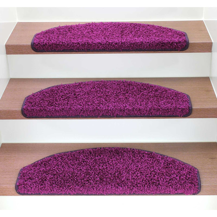 Ступеневі килимки Kettelservice-Metzker Shaggy - набір 15 шт. (кремовий)