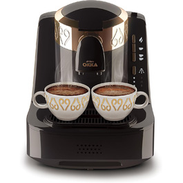 Кавомашина Arzum Okka: автоматична, для 3 порцій, самоочищення, 950 мл, білий/чорний