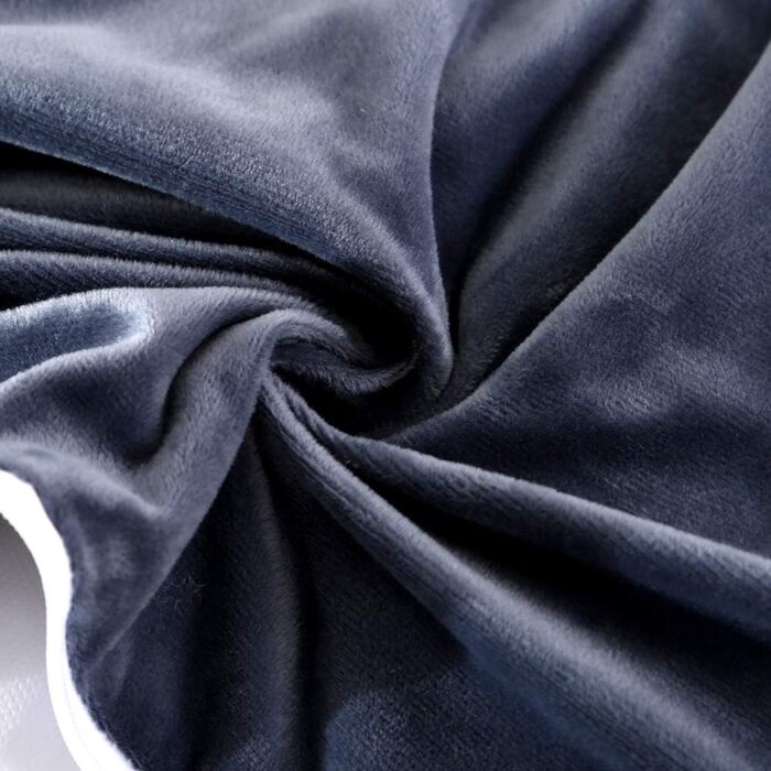 Подушка для вагітних Hongbi U-подібної форми, для сну на боці, знімний чохол, чорний+сірий, 120x65 см